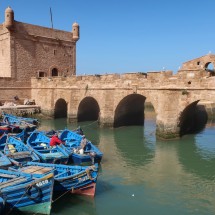 Little boats in the port of Essaouira